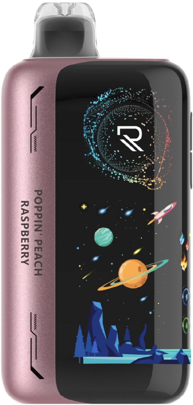 RUFPUF RIPPER XXX 125K Disposable Vape - Poppin' Peach Raspberry Cloud Island Vapour RUFPUF RIPPER XXX 125K Disposable Vape - Poppin' Peach Raspberry Cloud Island Vapour