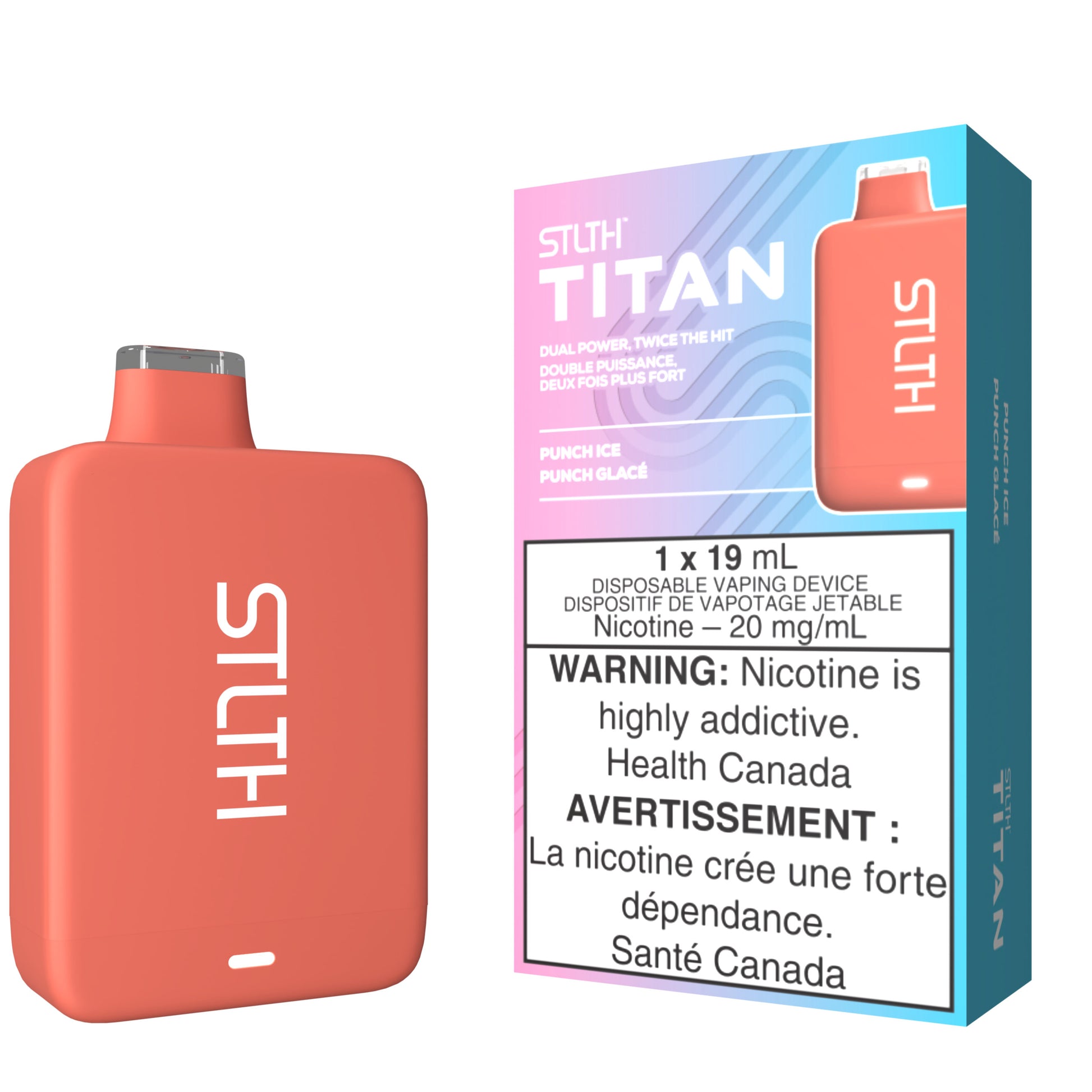 STLTH TITAN 10K Disposable Vape - Punch Ice Cloud Island Vapour STLTH TITAN 10K Disposable Vape - Punch Ice Cloud Island Vapour