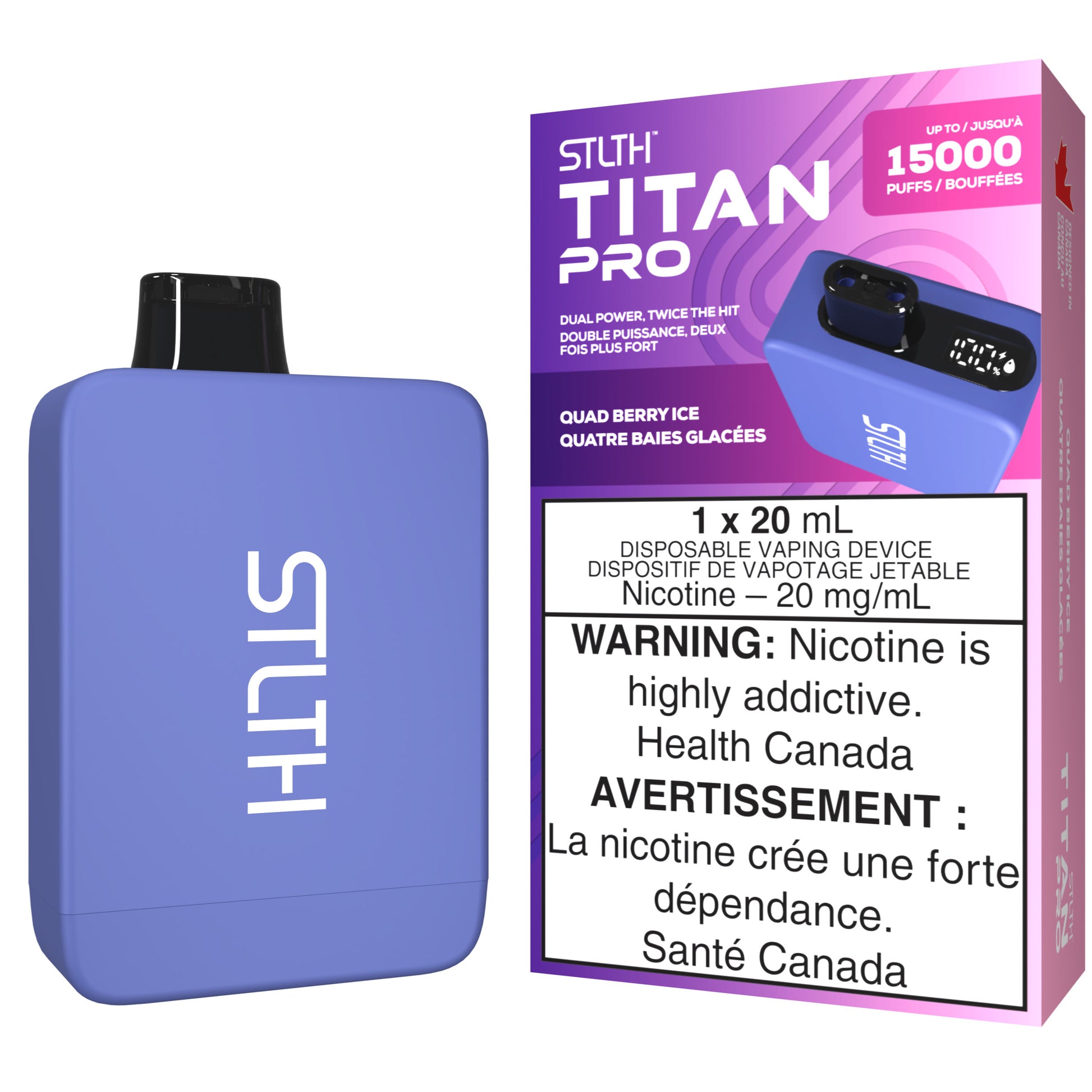 Quad Berry Ice STLTH TITAN PRO