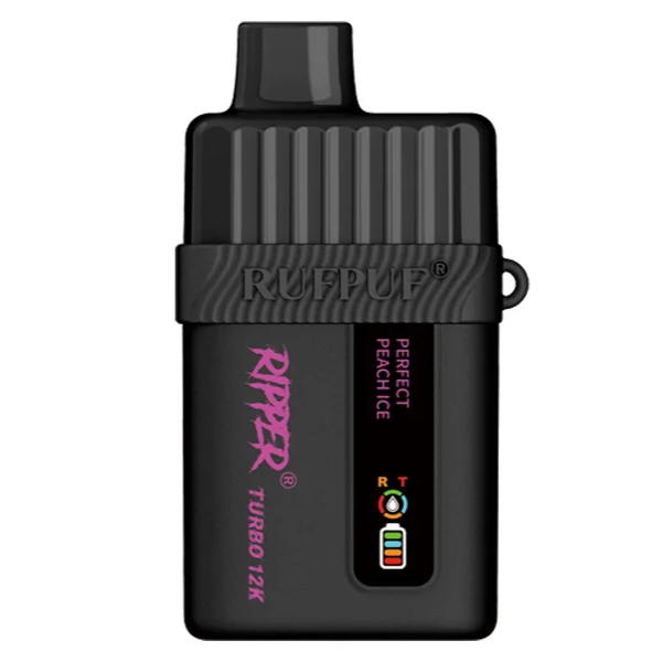 Pink Ripper Vape RIPPER TURBO 12K Disposable Vape - Perfect Peach Ice – Cloud Island Vapour