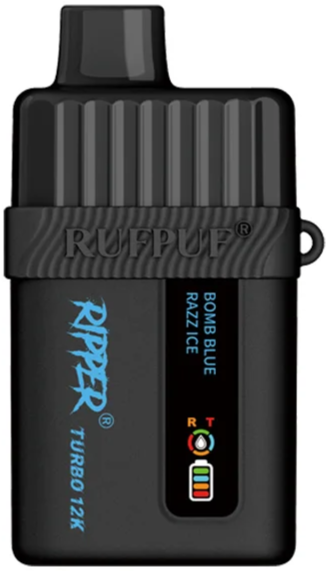 RIPPER TURBO 12K Puffs Disposable Vape Bomb Blue Razz Ice