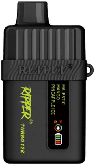 RIPPER TURBO 12K Puffs Disposable Vape Majestic Mango Pineapple Ice