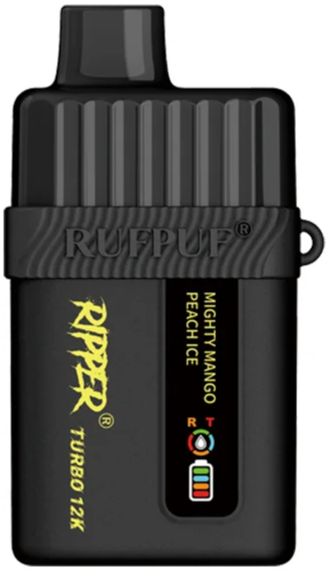 RIPPER TURBO 12K Puffs Disposable Vape Mighty Mango Peach Ice