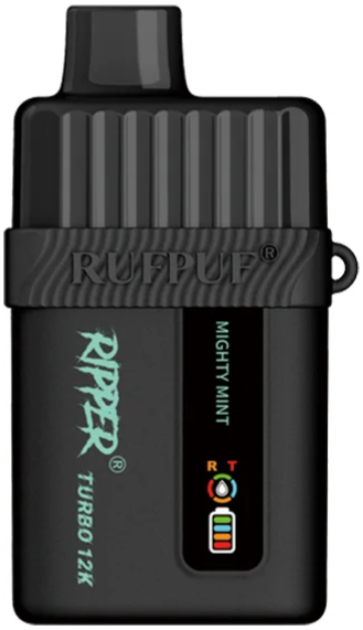 RIPPER TURBO 12K Disposable Vape - Mighty Mint Cloud Island Vapour RIPPER TURBO 12K Disposable Vape - Mighty Mint Cloud Island Vapour