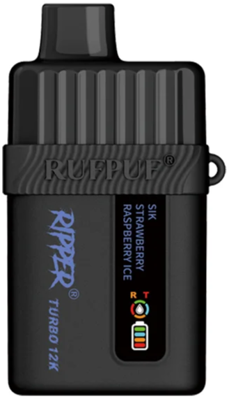 RIPPER TURBO 12K Puffs Disposable Vape Sik Strawberry Raspberry Ice