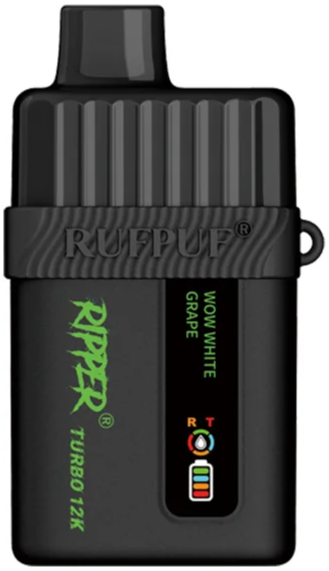 RIPPER TURBO 12K Disposable Vape - Wow White Grape – Cloud Island Vapour