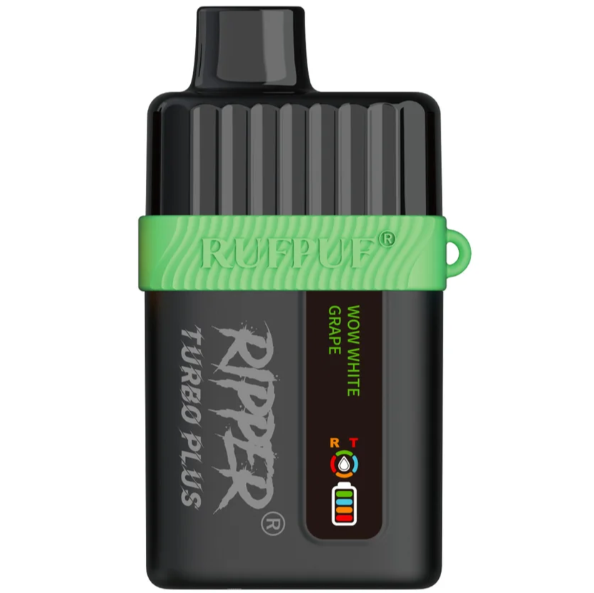 RIPPER TURBO PLUS Disposable Vape - Wow White Grape – Cloud Island Vapour