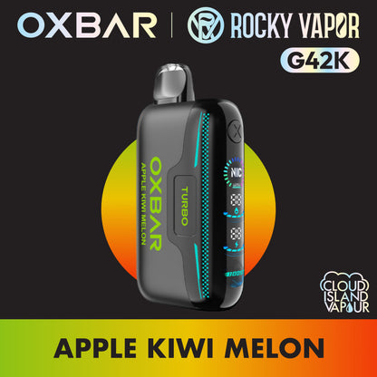 ROCKY VAPOR OXBAR G42K Apple Kiwi Melon