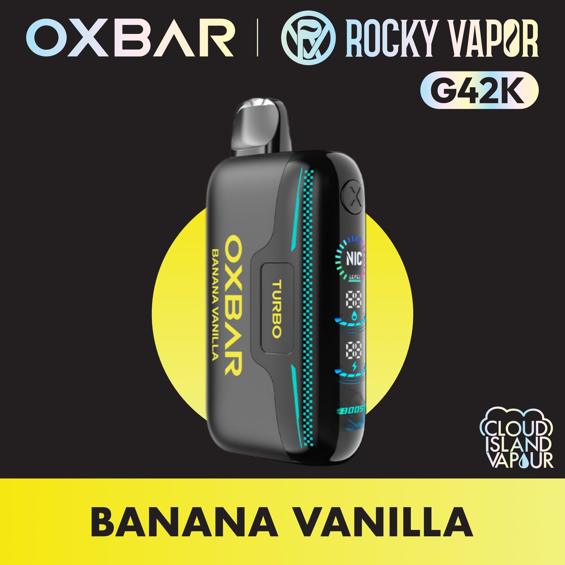 ROCKY VAPOR OXBAR G42K Banana Vanilla