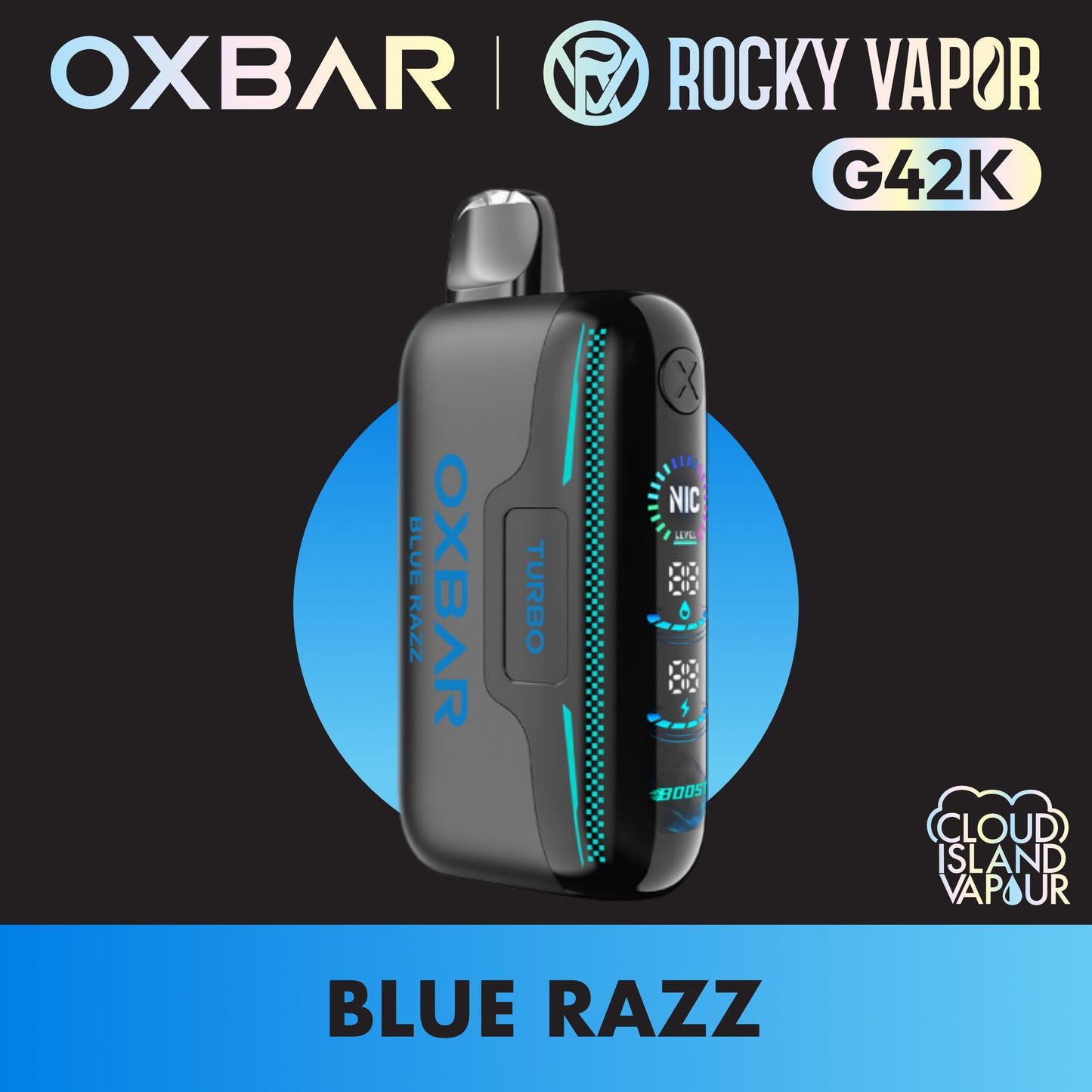 ROCKY VAPOR OXBAR G42K Blue Razz