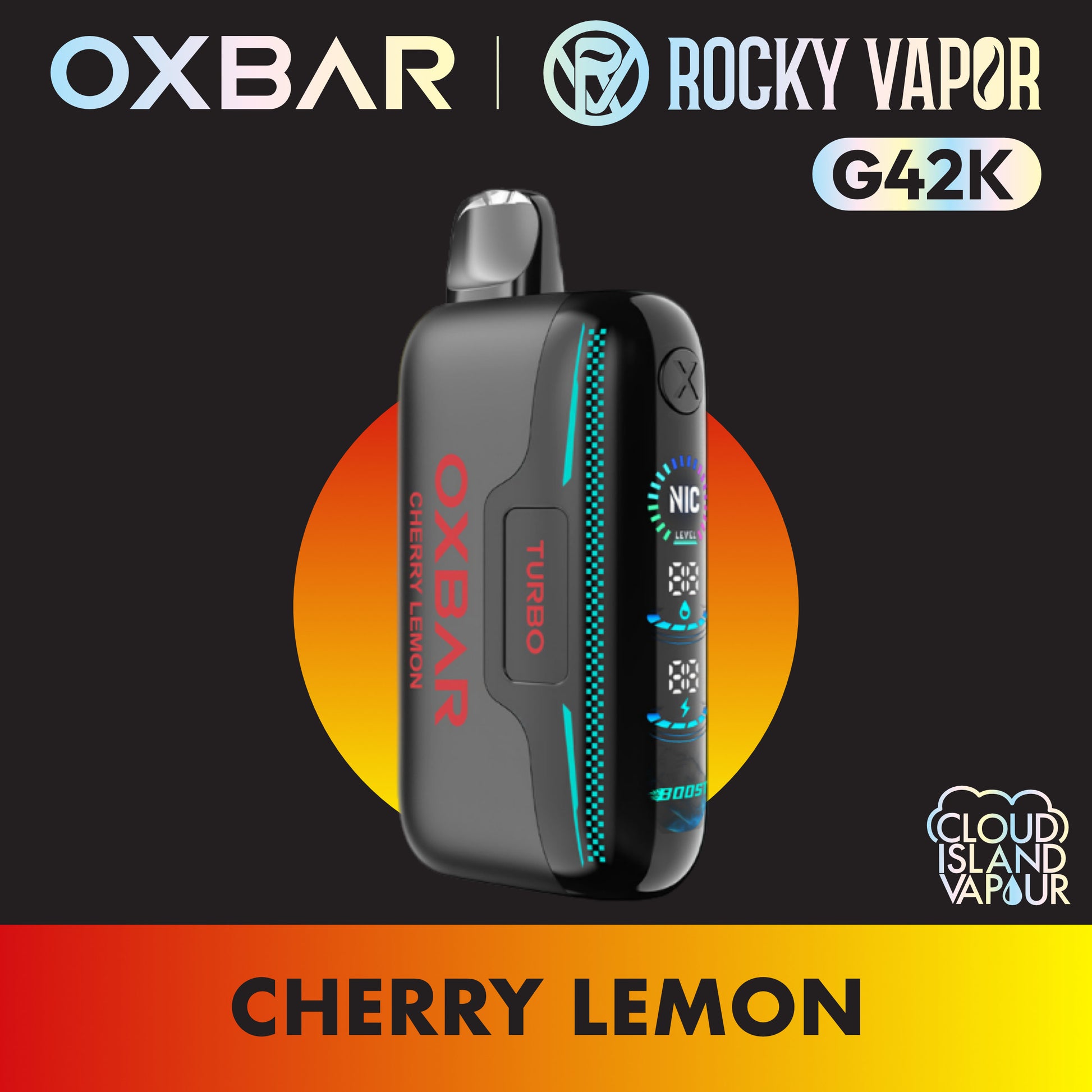 ROCKY VAPOR OXBAR G42K Cherry Lemon