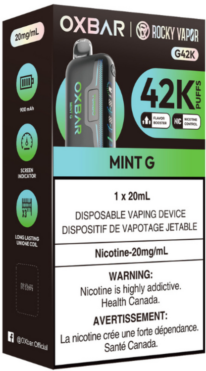 ROCKY VAPOR OXBAR G42K Disposable Mint G
