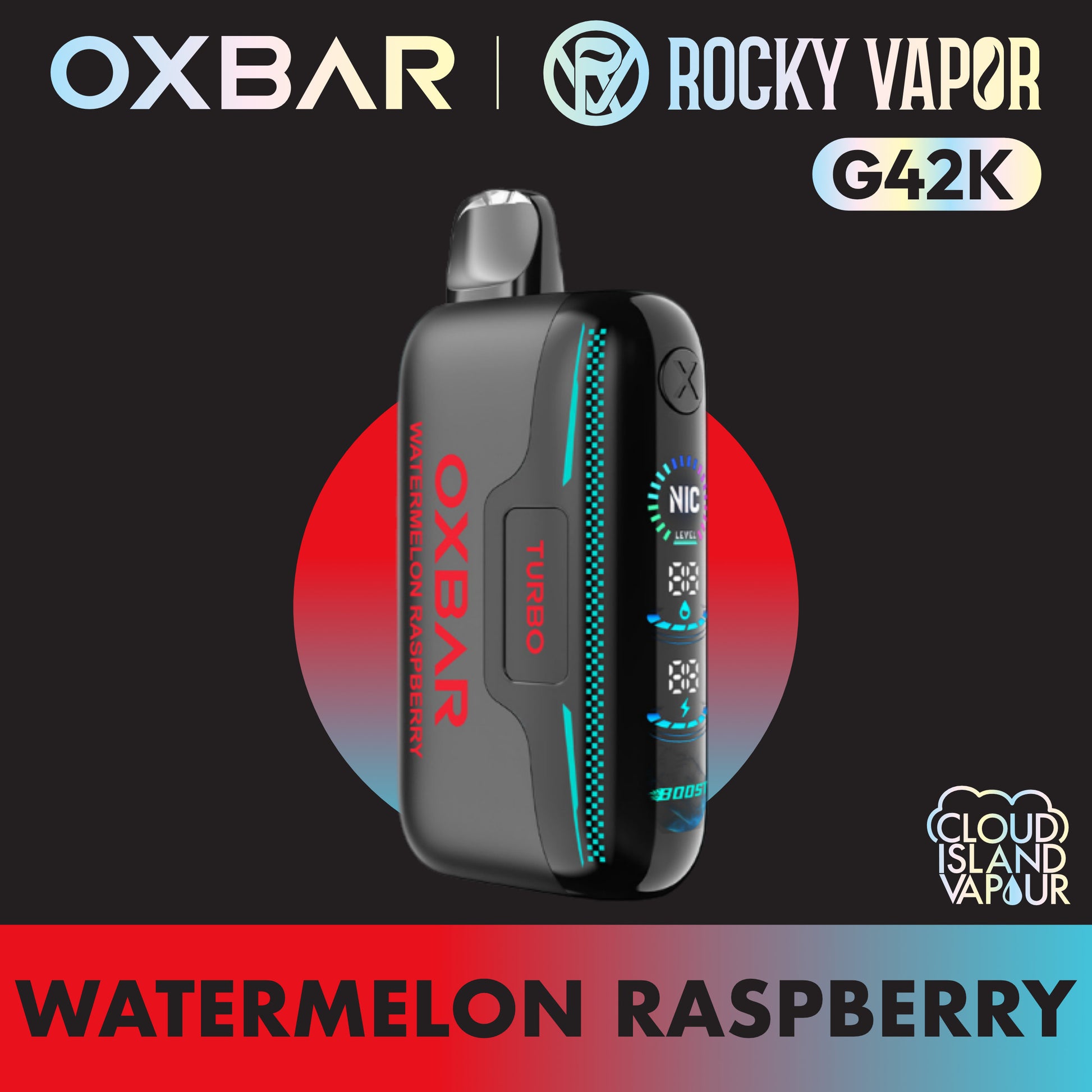 ROCKY VAPOR OXBAR G42K Watermelon Raspberry