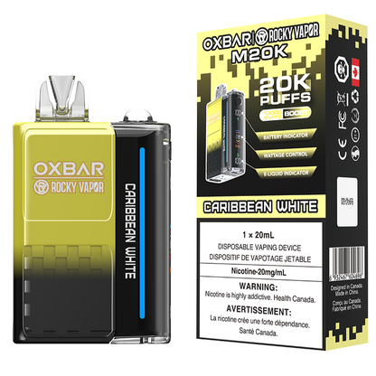 ROCKY VAPOR OXBAR M20K Caribbean White