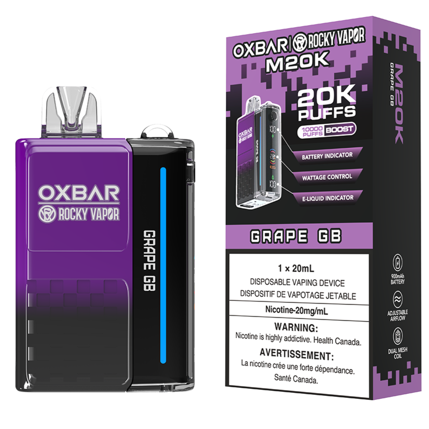 ROCKY VAPOR OXBAR M20K Grape GB