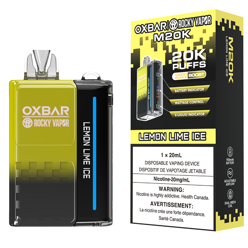 ROCKY VAPOR OXBAR M20K Lemon Lime Ice