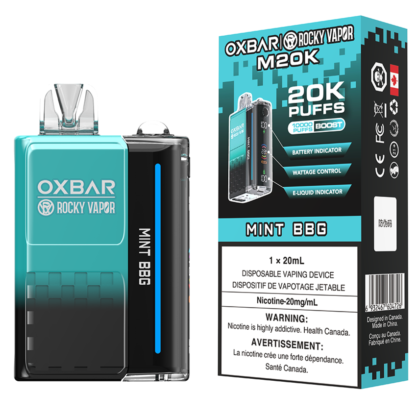 ROCKY VAPOR OXBAR M20K Mint BBG