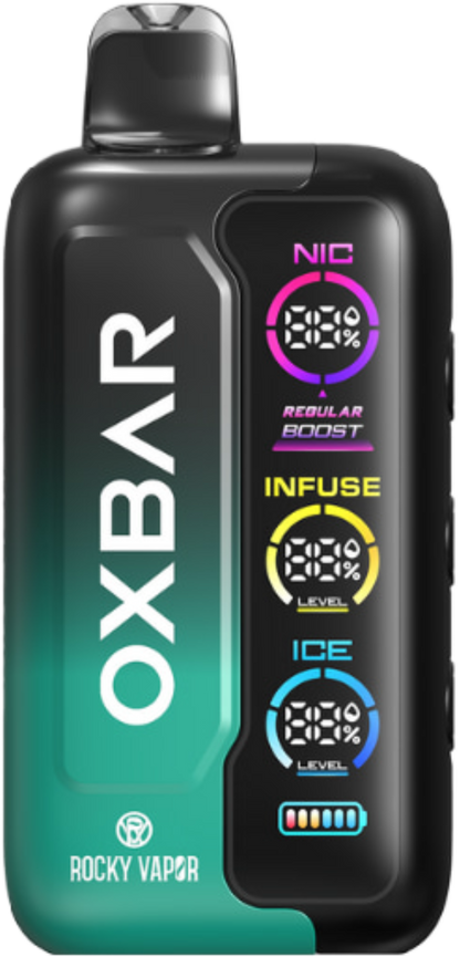 ROCKY VAPOR OXBAR TRI FUSION Disposable Vape Double Mint