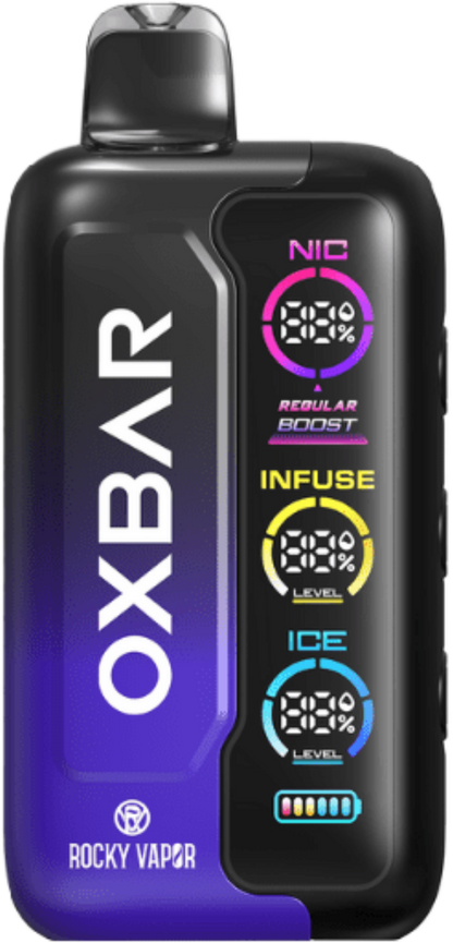 ROCKY VAPOR OXBAR TRI FUSION Disposable Vape Blueberry Raspberry