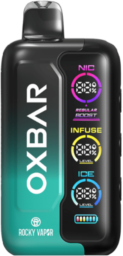 ROCKY VAPOR OXBAR TRI FUSION Disposable Vape Watermelon G
