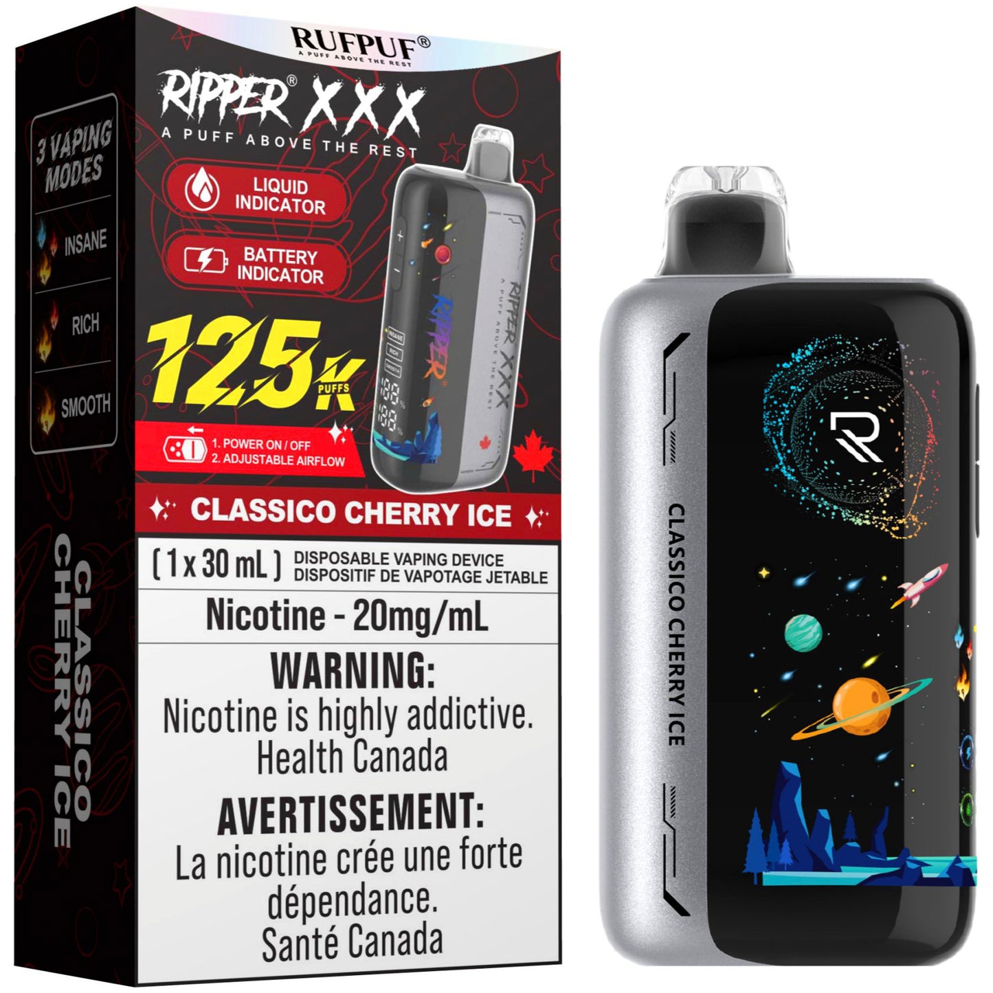 RUFPUF RIPPER XXX 125K Classico Cherry Ice