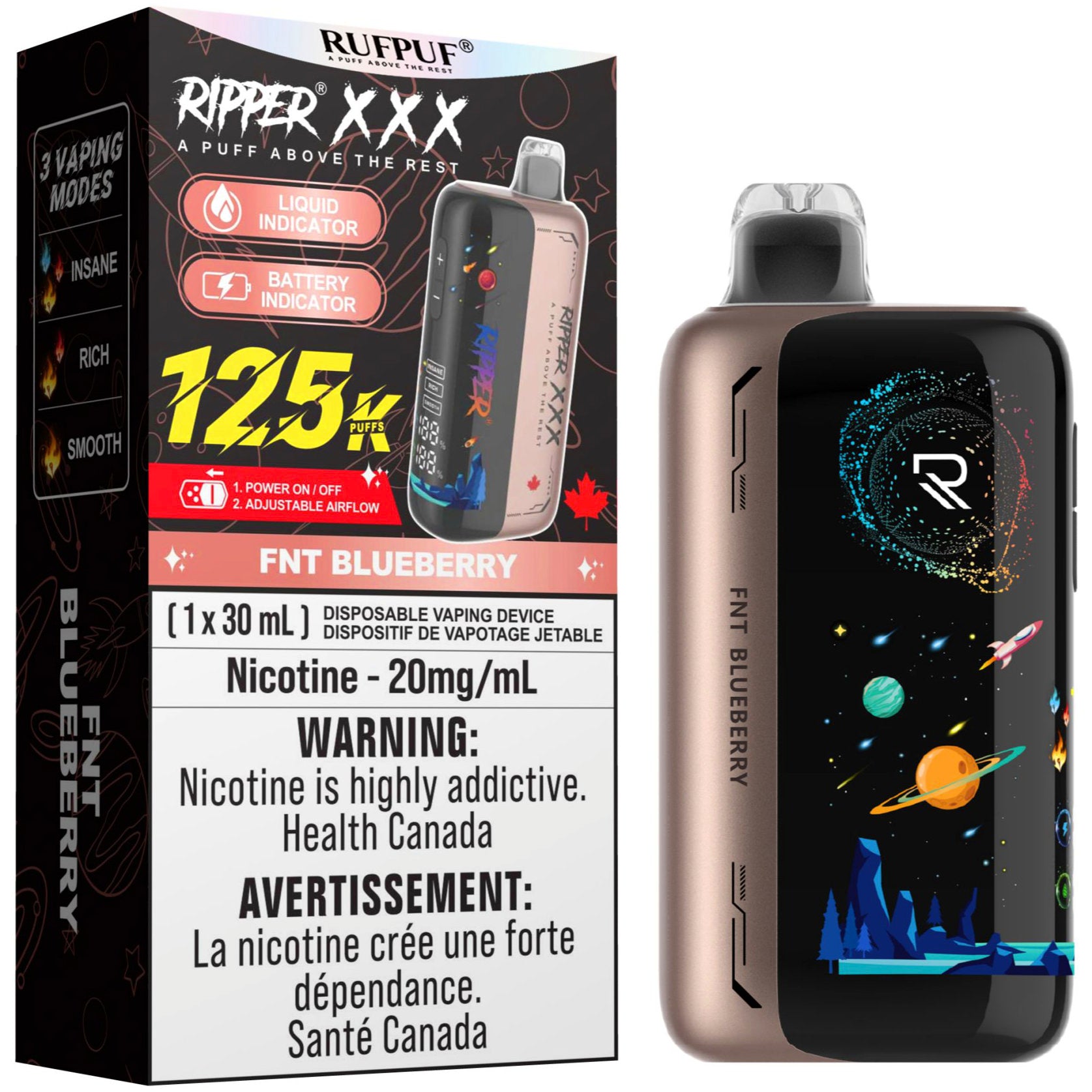 RUFPUF RIPPER XXX 125K FNT Blueberry