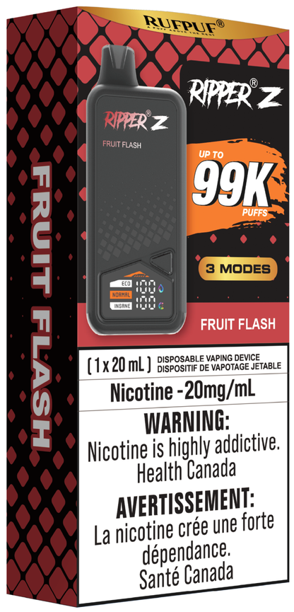 RUFPUF RIPPER Z 99K Disposable Vape - Fruit Flash Cloud Island Vapour RUFPUF RIPPER Z 99K Disposable Vape - Fruit Flash Cloud Island Vapour