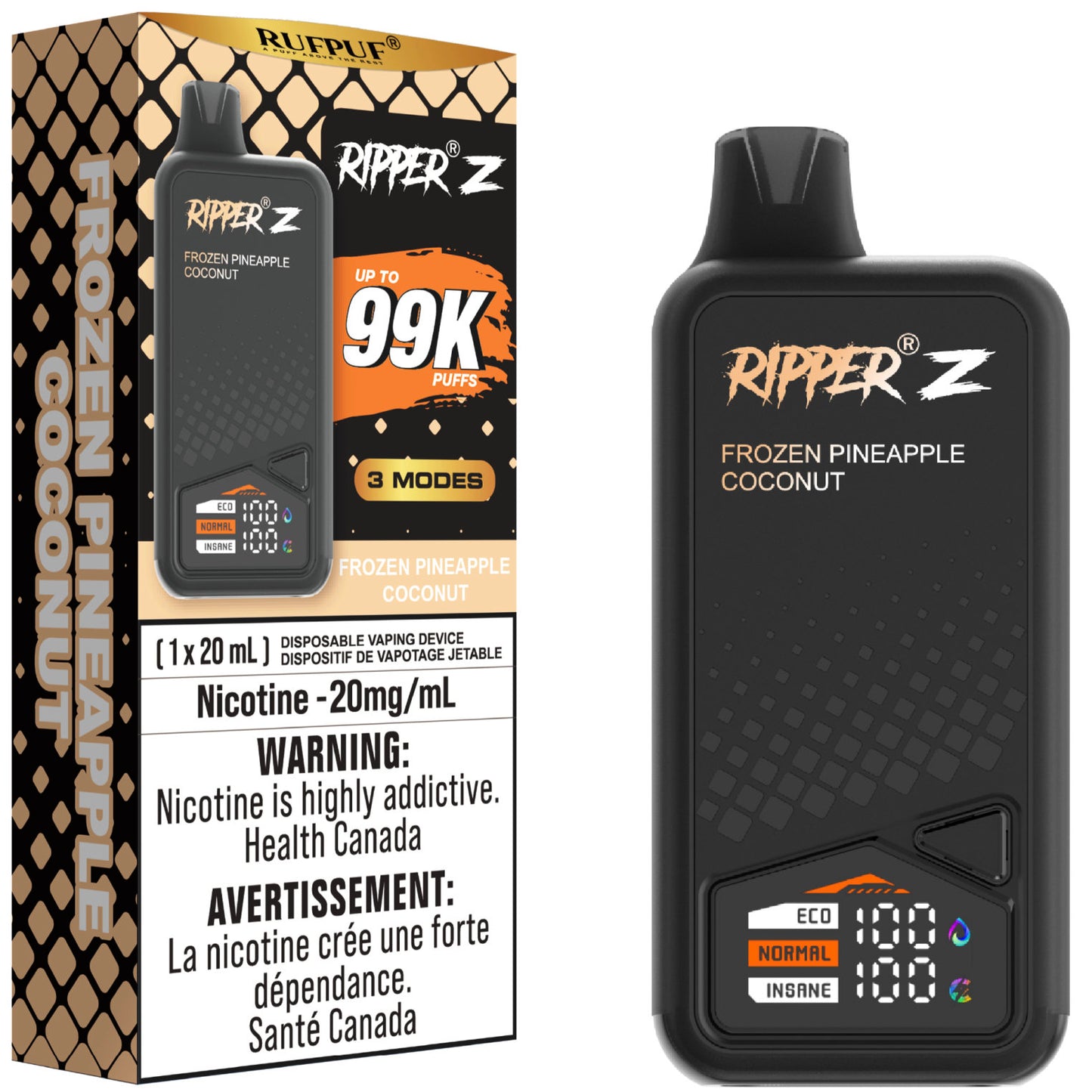 RUFPUF RIPPER Z 99K Frozen Pineapple Coconut