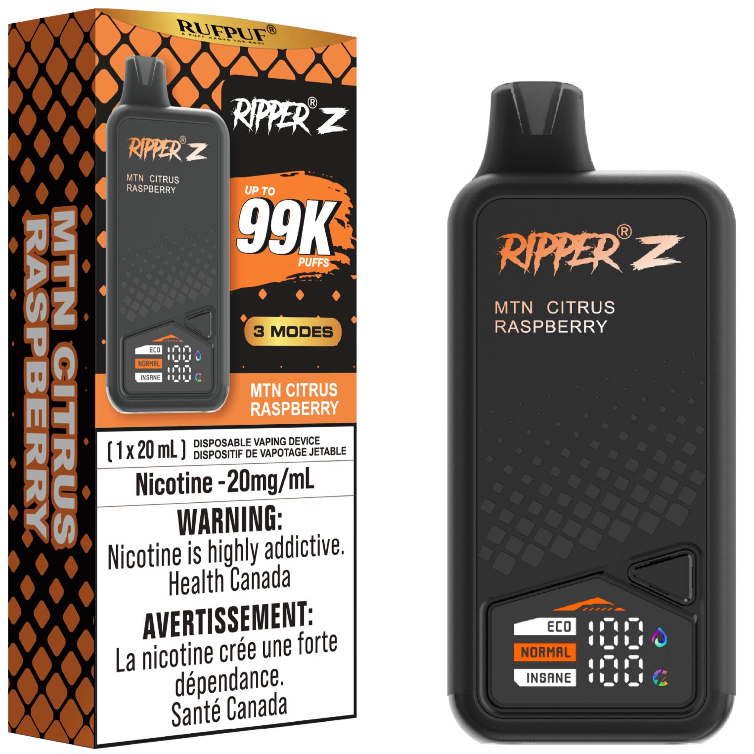 RUFPUF RIPPER Z 99K MTN Citrus Raspberry