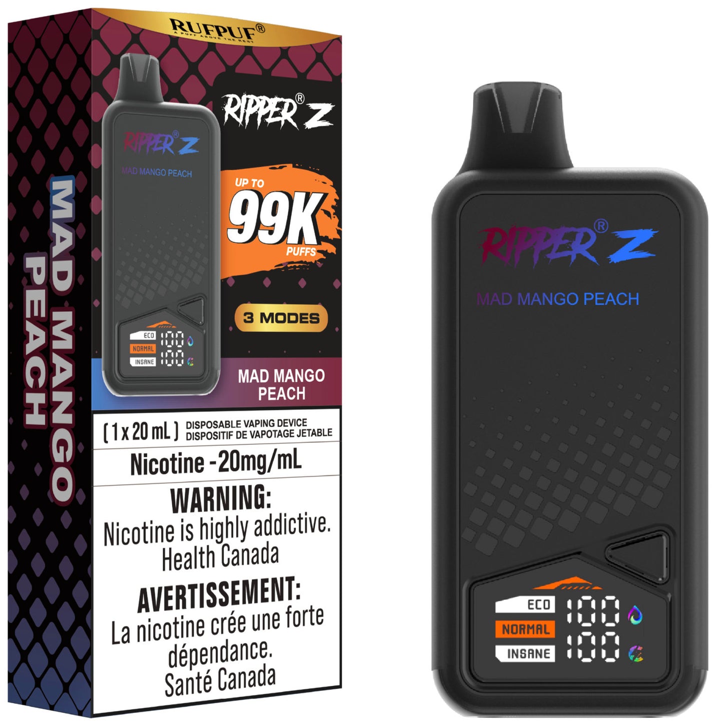 RUFPUF RIPPER Z 99K Mad Mango Peach