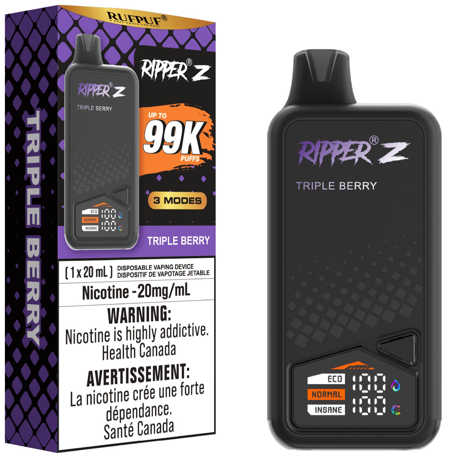 RUFPUF RIPPER Z 99K Triple Berry