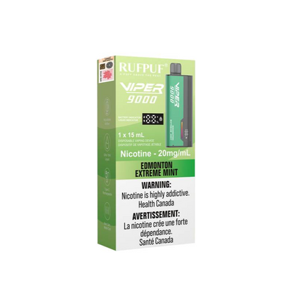 RUFPUF Viper 9000 Disposable - Edmonton Extreme Mint