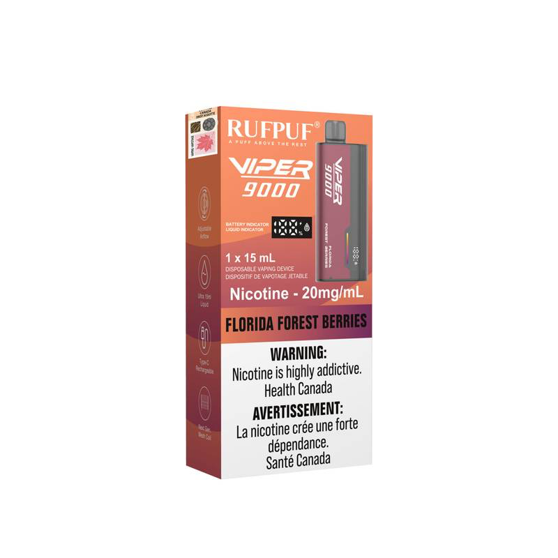 RUFPUF Viper 9000 Disposable Florida Forest Berries Cloud