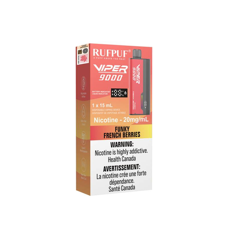 RUFPUF Viper 9000 Disposable - Funky French Berries