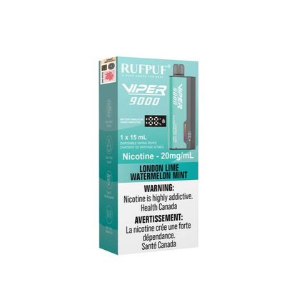 RUFPUF Viper 9000 Disposable - London Lime Watermelon Mint