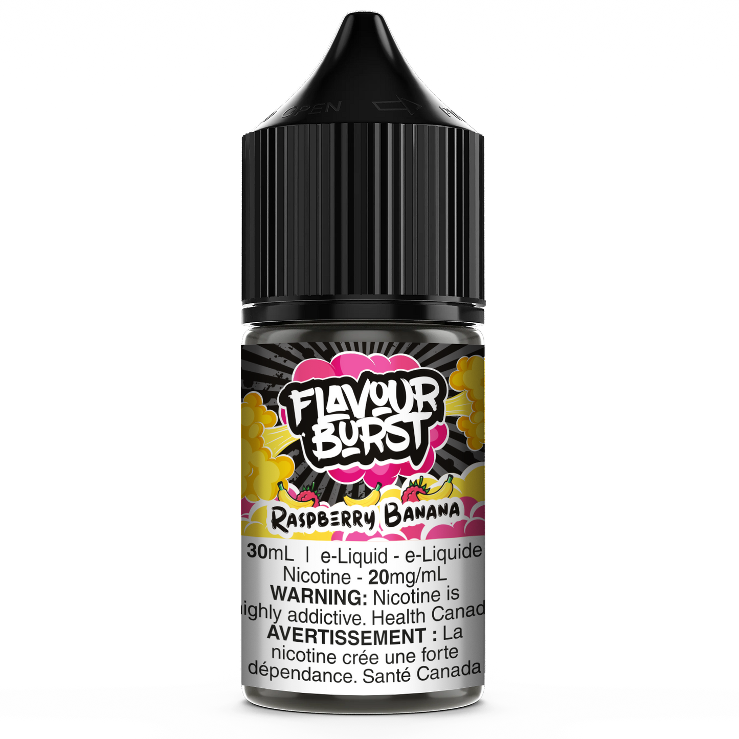 Flavour Burst Salt Nic E-Liquid Raspberry Banana