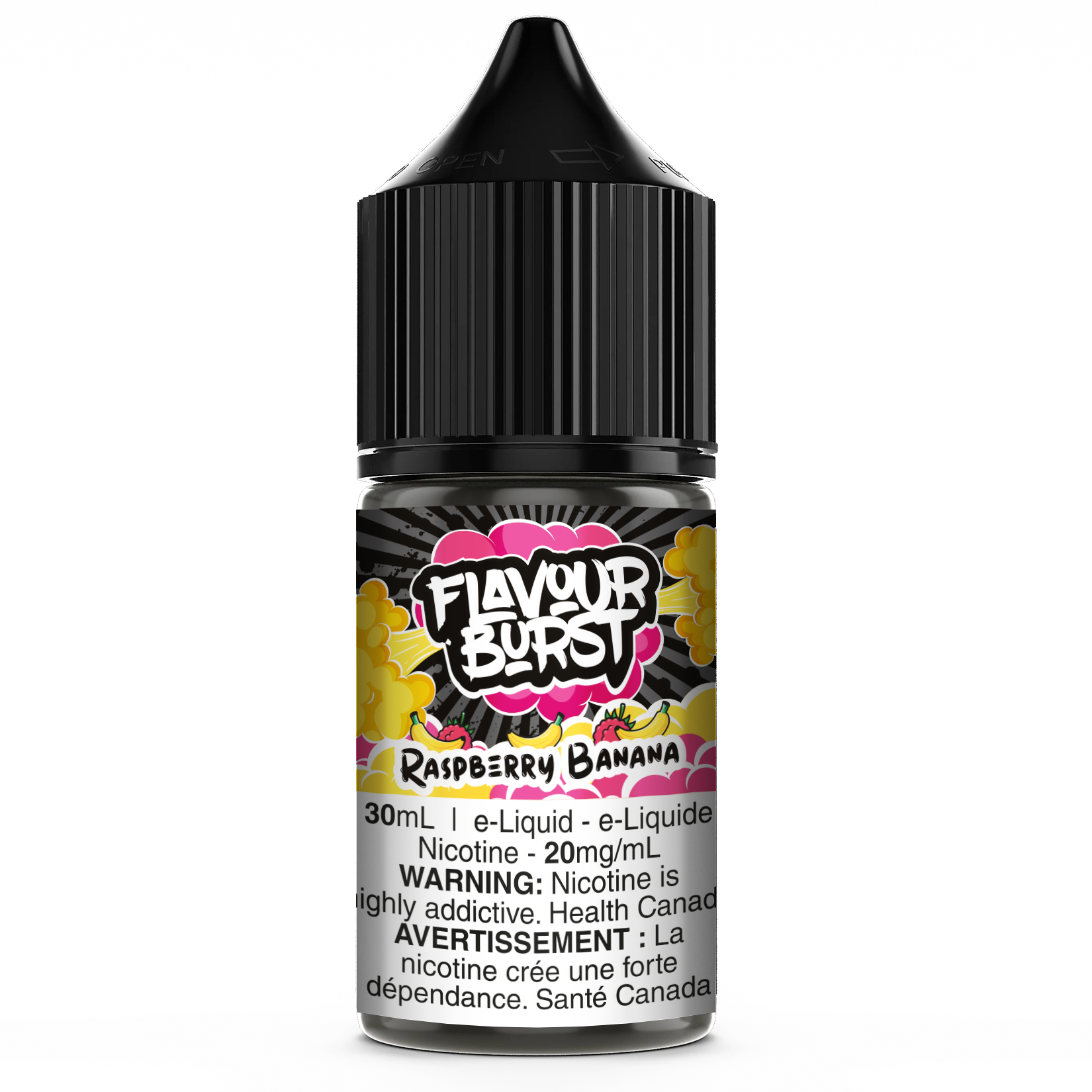 Flavour Burst Salt Nic E-Liquid Raspberry Banana