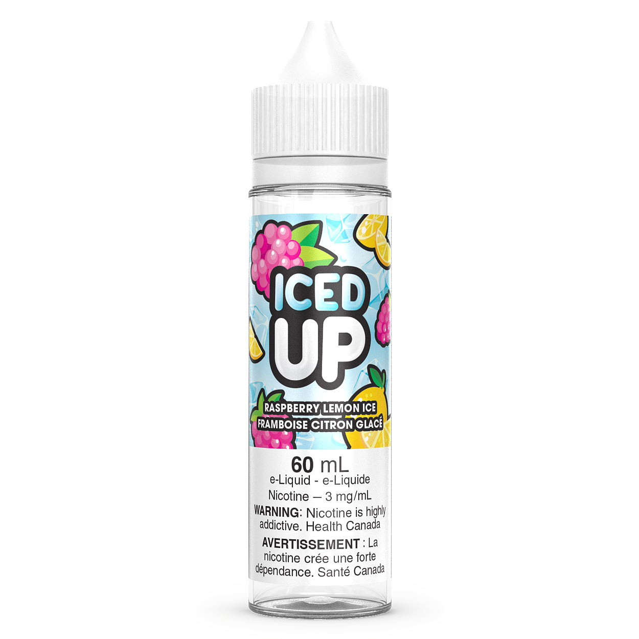 Raspberry Lemon Ice Iced Up E-Liquid 60ml