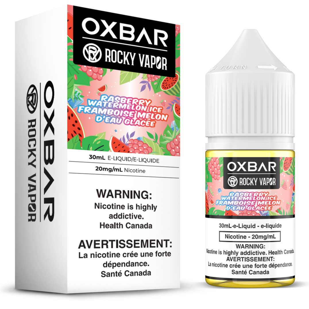 Rocky Vapor Oxbar E-Liquids - Raspberry Watermelon Ice