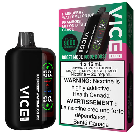 Raspberry Watermelon Ice Vice Boost Disposable Vape