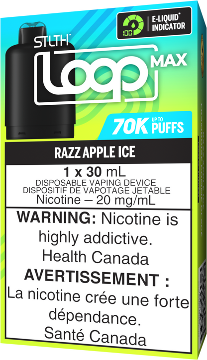 STLTH LOOP MAX 70K Pod Pack - Razz Apple Ice