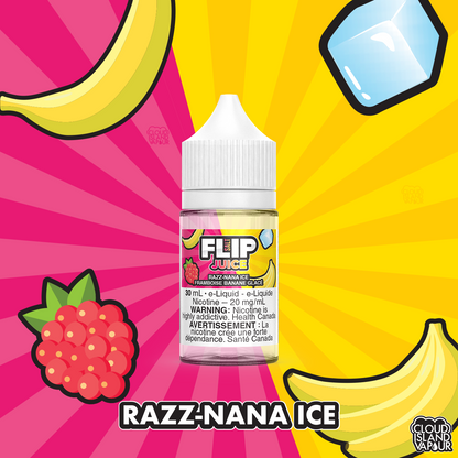 FLIP JUICE SALT Nic E-juice flavour Razz Nana Ice