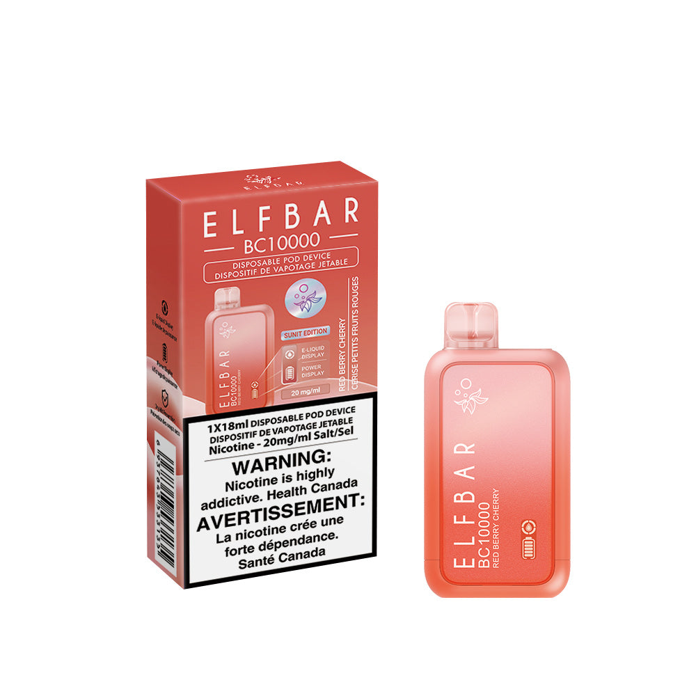 ELF BAR BC10000 Puffs Disposable Vape flavour Red Berry Cherry