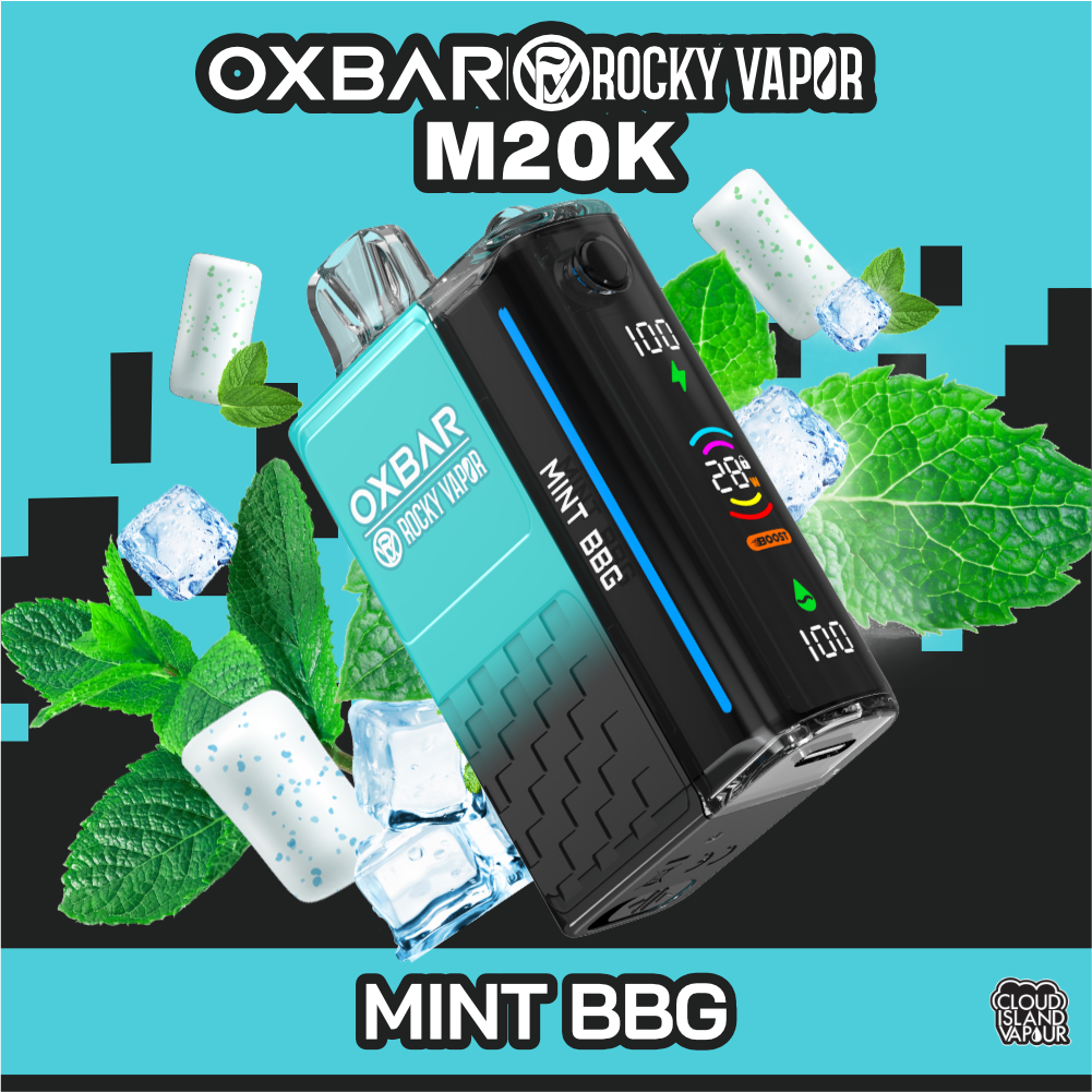 Rocky Vapor OXBAR M20K Disposable Vape Mint BBG