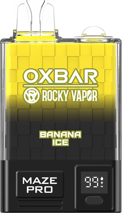 Rocky Vapor OXBAR Maze Pro 10K Disposable Vape Banana Ice