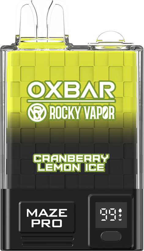 Rocky Vapor OXBAR Maze Pro 10K Disposable Vape Cranberry Lemon Ice