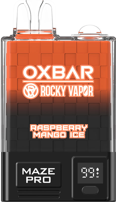 Rocky Vapor OXBAR Maze Pro 10K Disposable Vape Raspberry Mango Ice