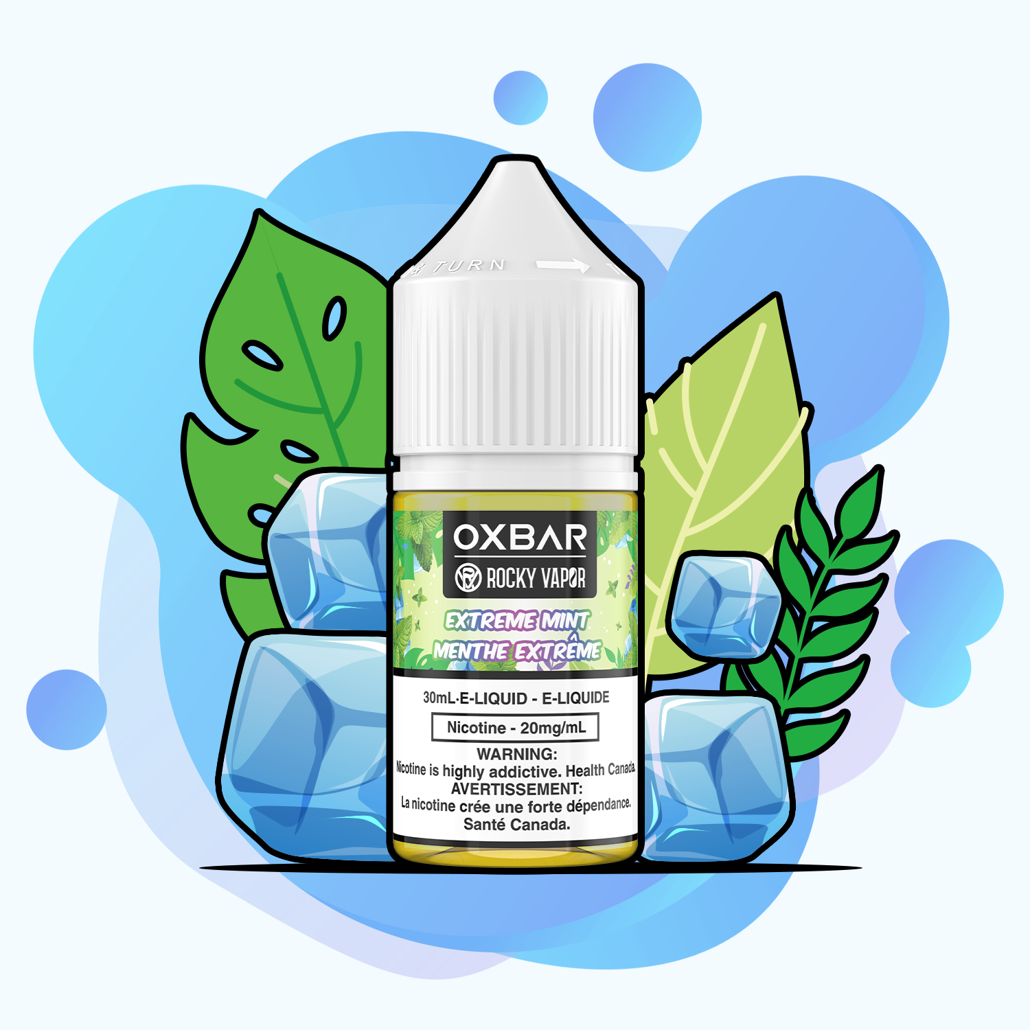 Rocky Vapor Oxbar E-Liquids Extreme Mint