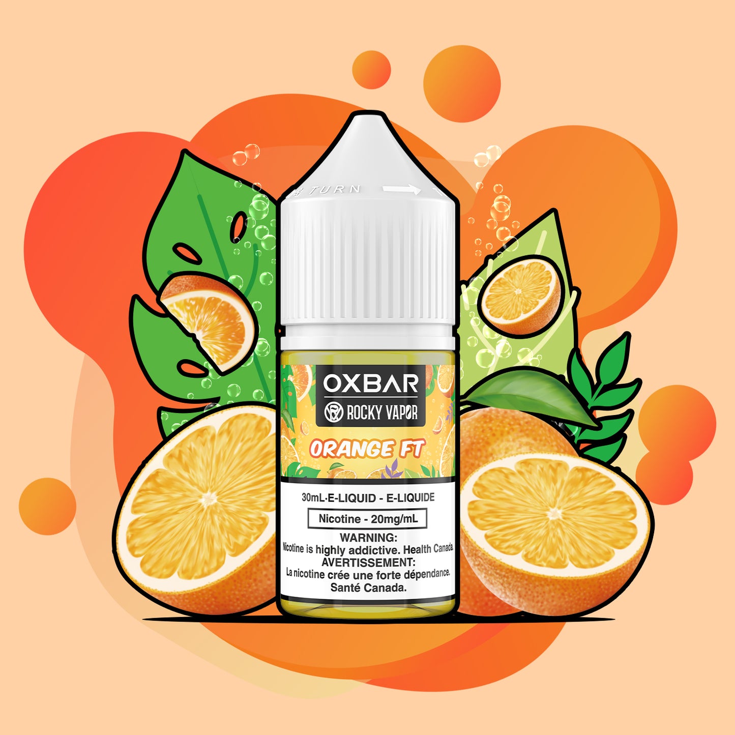 Rocky Vapor Oxbar E-Liquids Orange FT