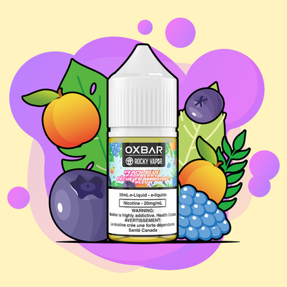 Rocky Vapor Oxbar E-Liquids Peach Blue Raspberry